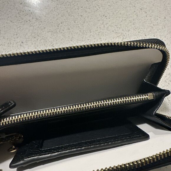 Tory Burch Continental Wallet & ID Holder Black 146471 0623 - Picture 2 of 3